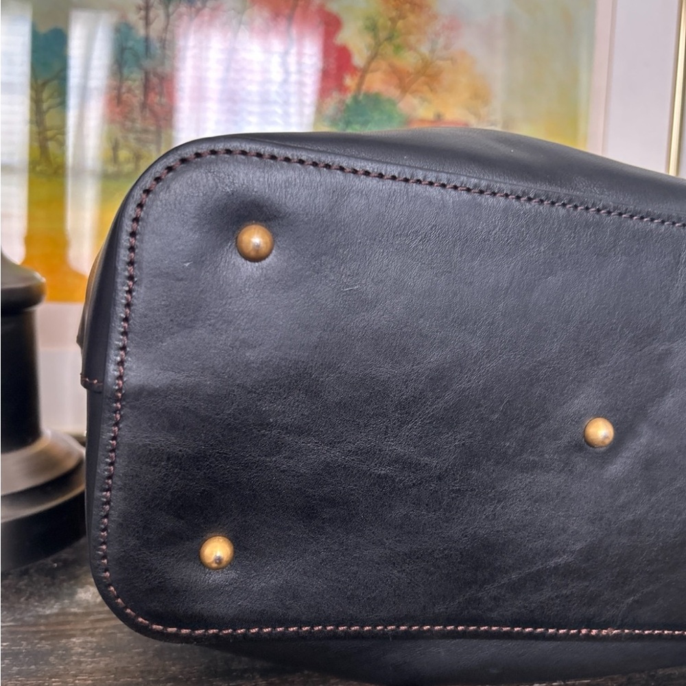 Dooney & Bourke Black Florentine Barlow - Picture 4 of 6